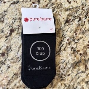 Pure Barre 100 club socks . New with tags